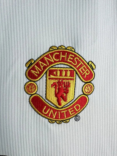 1998/99 Manchester United Classic Retro Long Sleeve Shirt - White