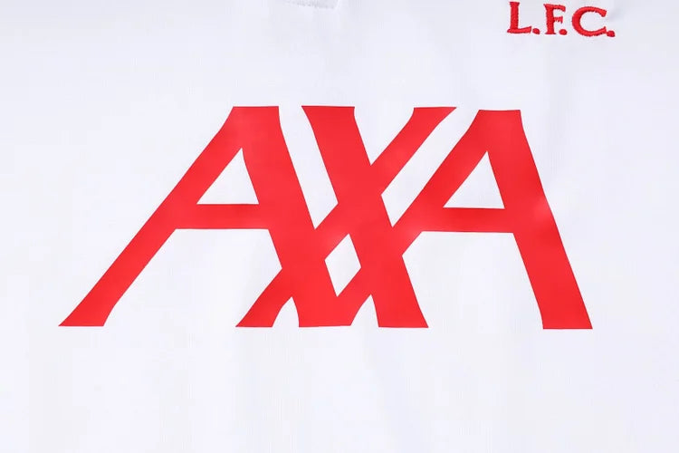 2023/24 Liverpool Half-zip white training suit