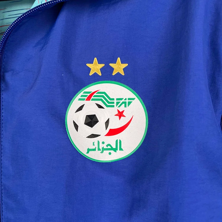 2023-2024 Algeria National Reversible Windbreaker Blue Soccer Jersey