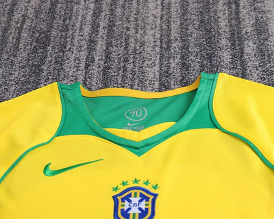 2004 Brazil Home Retro - Kids Kit