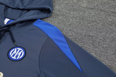2024/25 Inter Milan Hooded Training Kit.