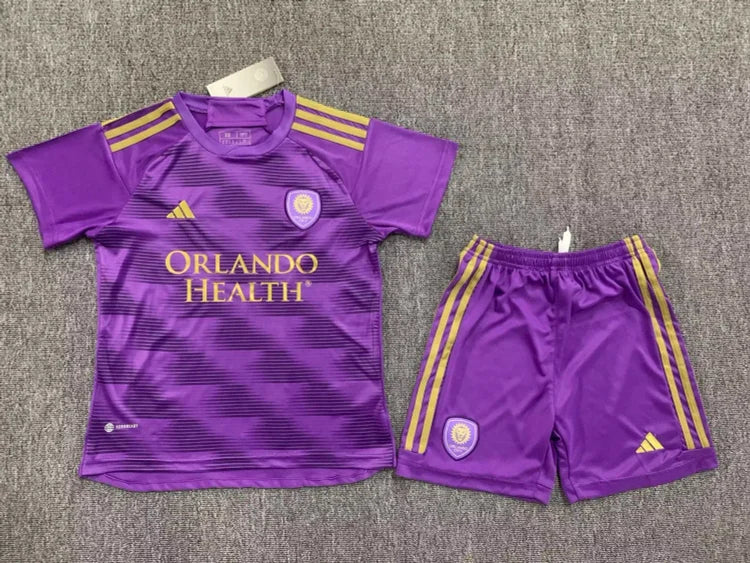2023-2024 Orlando City Home Kids Kit