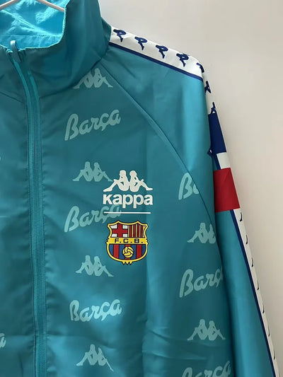 1992/92 Barcelona Away Double-sided Embroidered Windbreaker