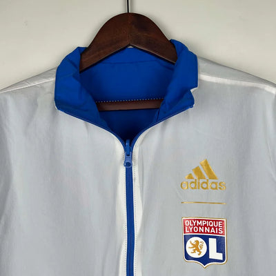2023/2024 Lyon Reversible Windbreaker(Blue-white)Soccer Jersey