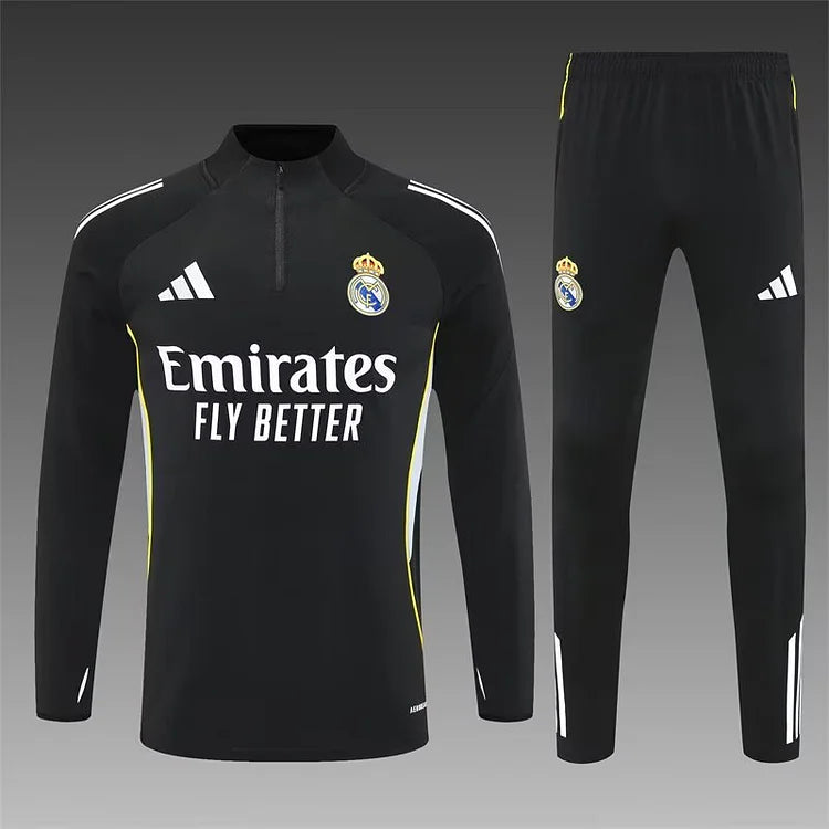 2025/2026 Real Madrid Half-Pulled Training Suit