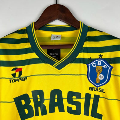 1984 Brazil home retro jersey