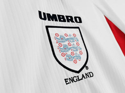 1998 England Home Long Sleeve Retro Jersey