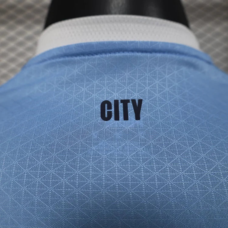 2025/2026 Manchester City Home Long Sleeve Player Edition