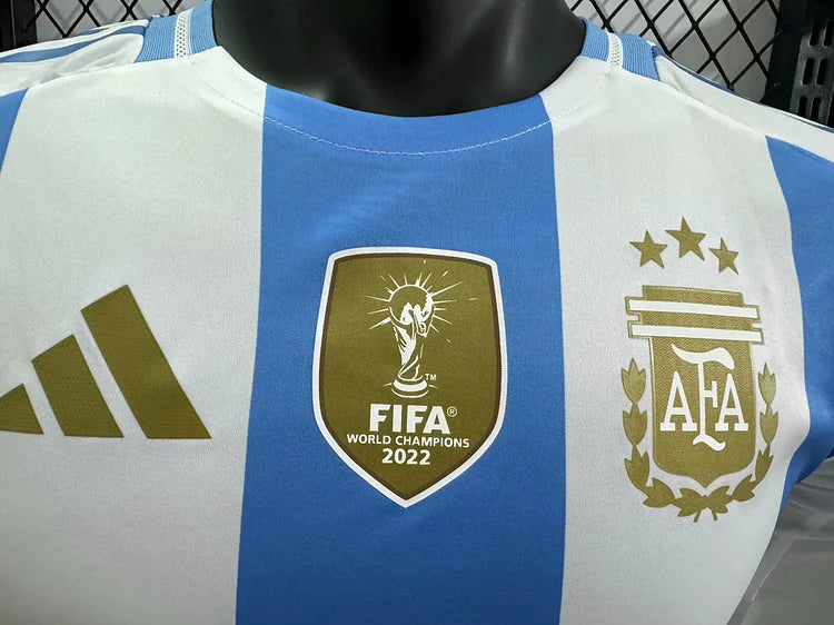 2024/25 Argentina Home Long Sleeve Shirt - Player Version