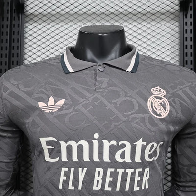 24/25 Real Madrid second away long sleeve player version -