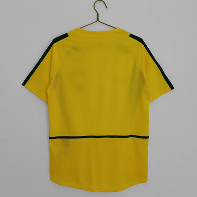 2002 Brazil Retro Home Jersey