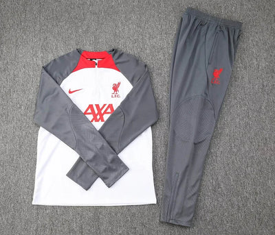 2023/24 Liverpool Half-zip white training suit