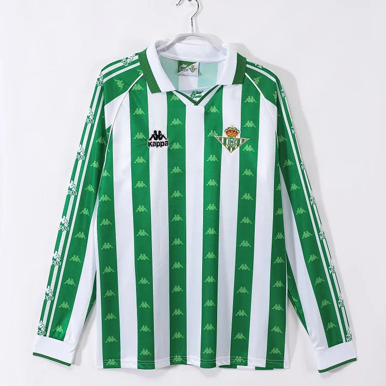 1995/97 Real Betis Home Retro Long Sleeve Shirt