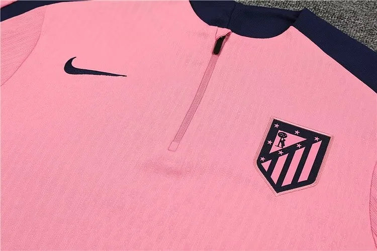 2024/25 Atletico Madrid Half Pull Training Jersey Pink