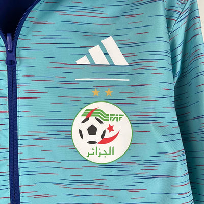 2023-2024 Algeria National Reversible Windbreaker Blue Soccer Jersey