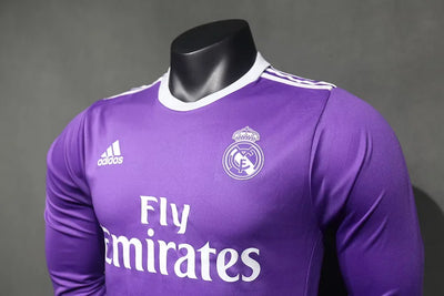 2016/17 Real Madrid Away Retro Long Sleeve - Player Edition