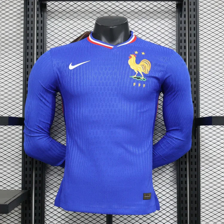 2024/25 France home player version long-sleeved jersey