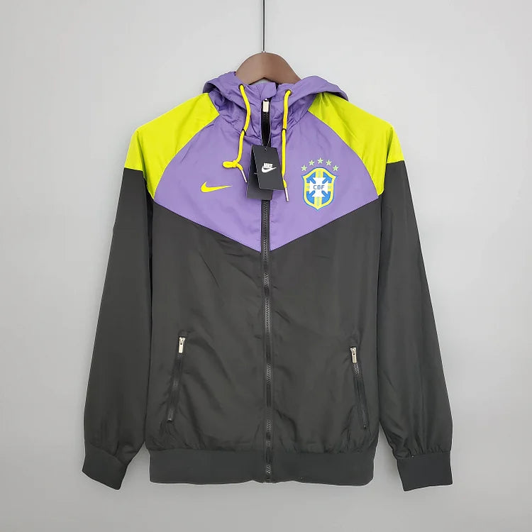 Brazil National Team Windbreaker Purple-Black