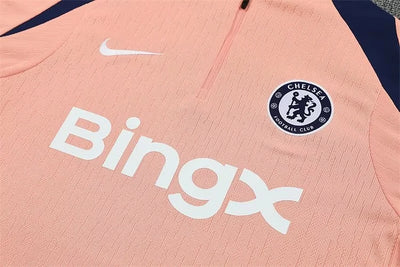 25/26 Chelsea light pink long-sleeved training suit