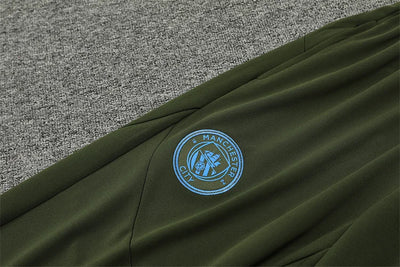 2024/25 Manchester City military green long sleeve training kit.