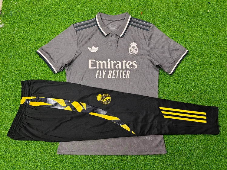 2024/25 Real Madrid Second Away Grey (Top + Pants)