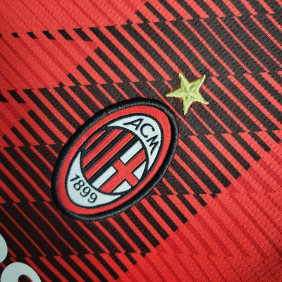 Kids Size 2023/2024 Ac Milan Soccer Jersey Home