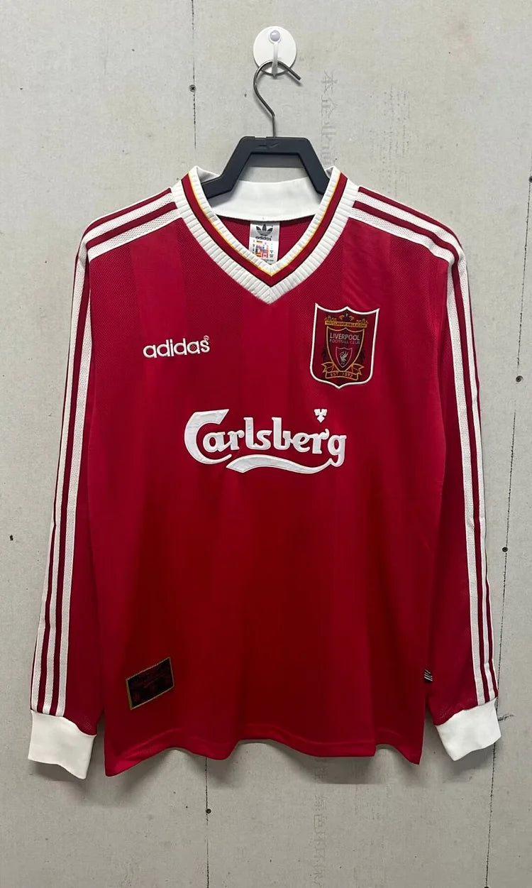 1995/96 Liverpool Home Long Sleeve Retro Jersey