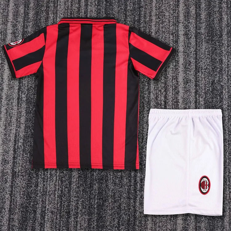 1996/97 Ac Milan Home Shirt - Kids Kit