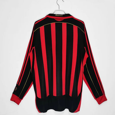 2006/07 AC Milan Home Long Sleeve Retro Shirt