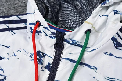 2023/24 Italian black and white hooded windbreaker 1:1 Thai quality