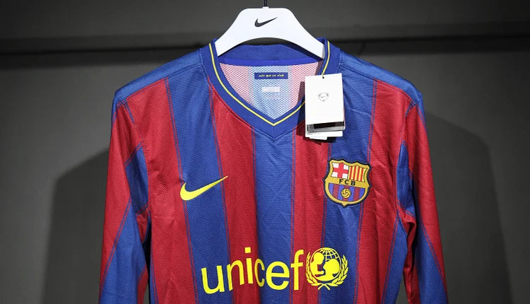 2009/10 Barcelona long sleeve jersey - player version