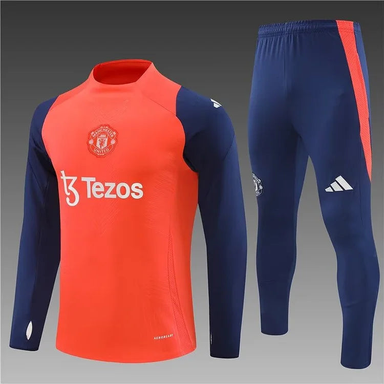 2024/25 Manchester United orange long sleeve training kit