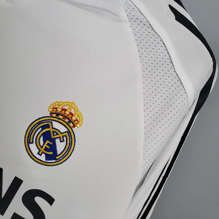 2005/06 Real Madrid Home Retro Long Sleeve Jersey