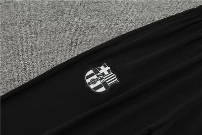 2024/25 Barcelona grey half zip training suit 1:1 Thailand quality