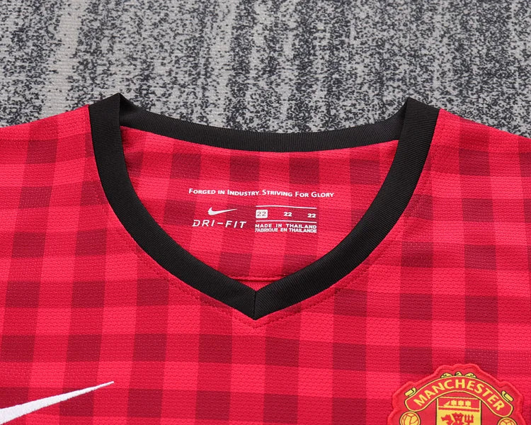 2012/13 Manchester United Home Shirt - Kids Kit