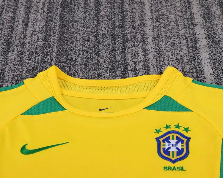 2002 Brazil Home Retro - Kids Kit