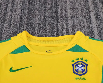 2002 Brazil Home Retro - Kids Kit