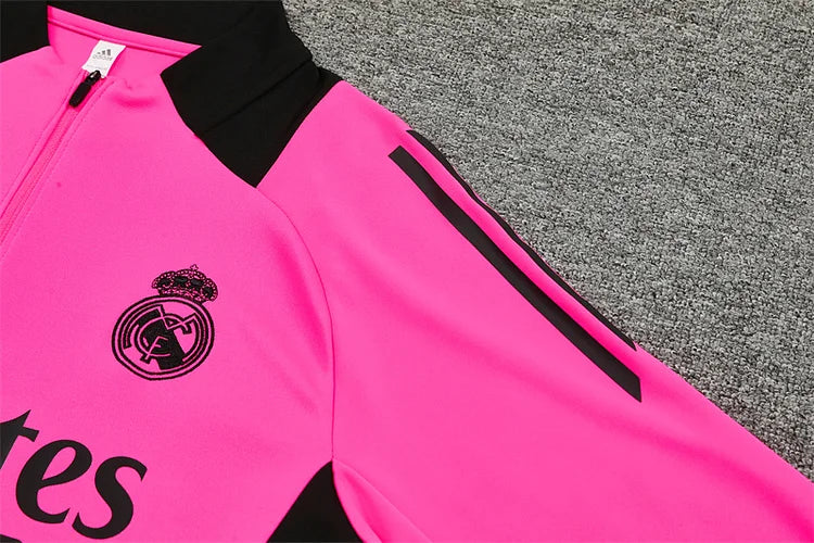 2024/25 Real Madrid Rose Red Long Sleeve Training Kit