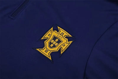 2025 Portugal long-sleeved royal blue training suit