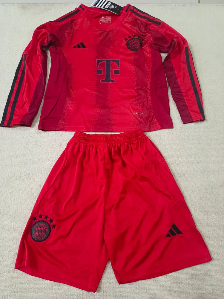 2024/25 Bayern Munich Home Long Sleeve Children'S Jersey