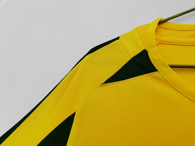 2002 Brazil Retro Home Jersey