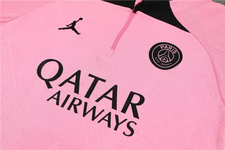 2023/24 Paris pink player version half-pull training uniform