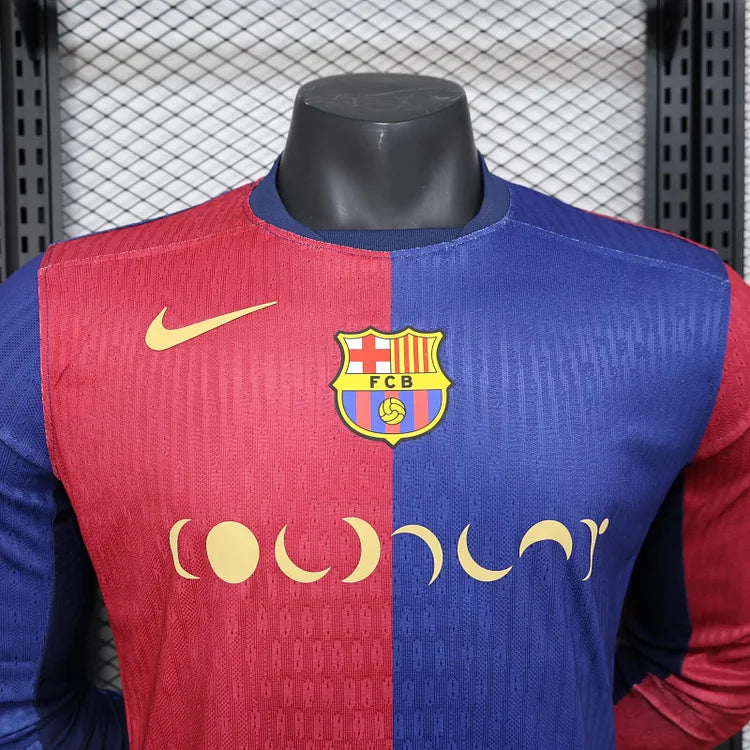 2024/2025 Barcelona Home Players Long Sleeve Joint Model