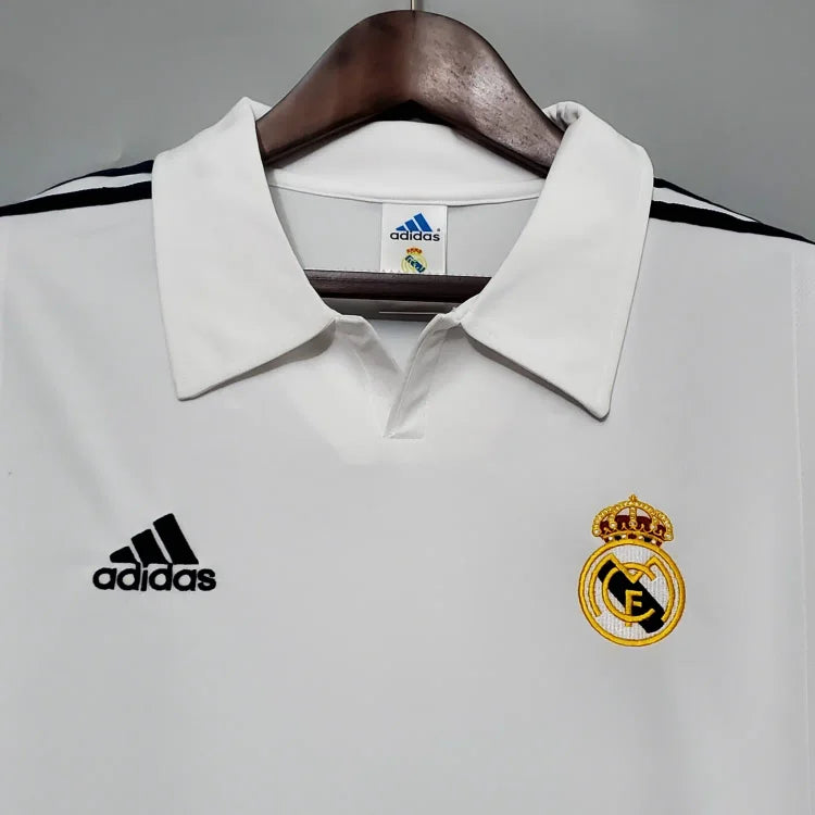 2001/02 Real Madrid home long-sleeved retro jersey