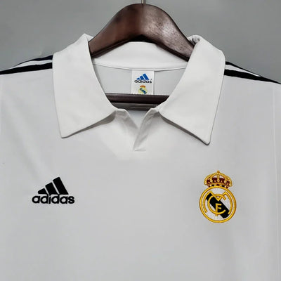 2001/02 Real Madrid home long-sleeved retro jersey