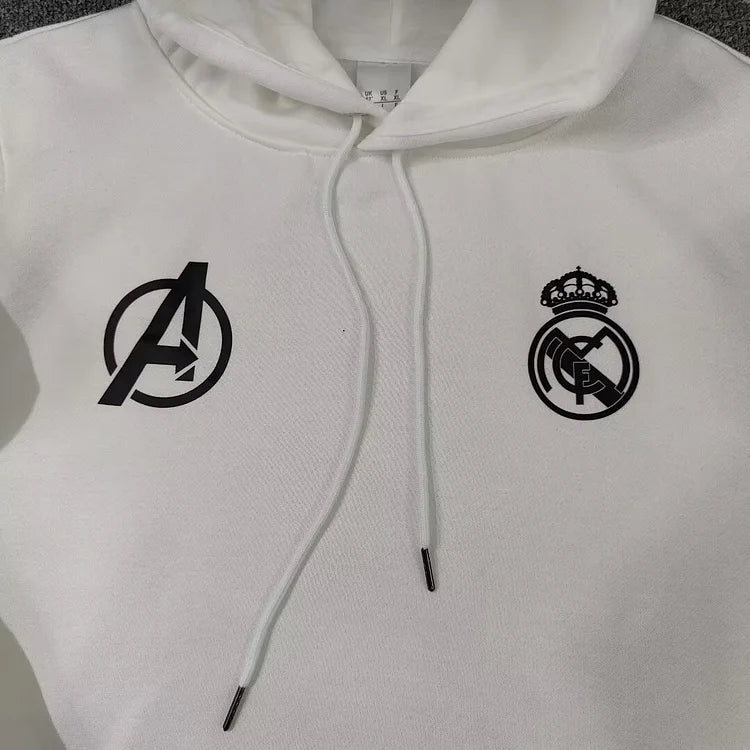 2024/25 Real Madrid White Casual Sweater