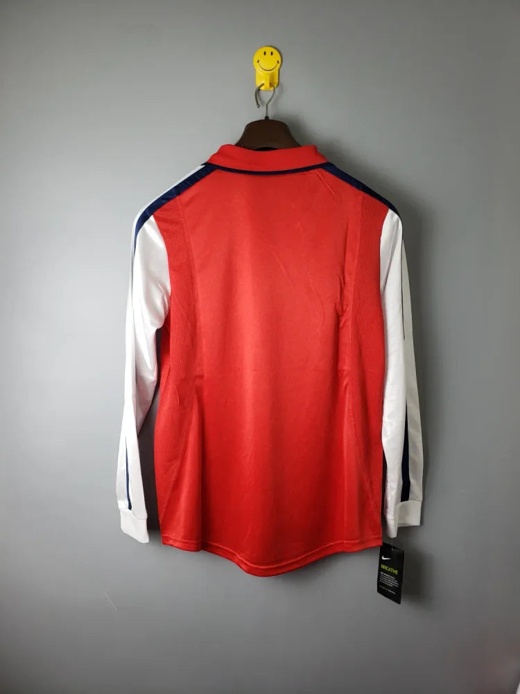 2001/02 Arsenal Home Long Sleeve Retro Jersey