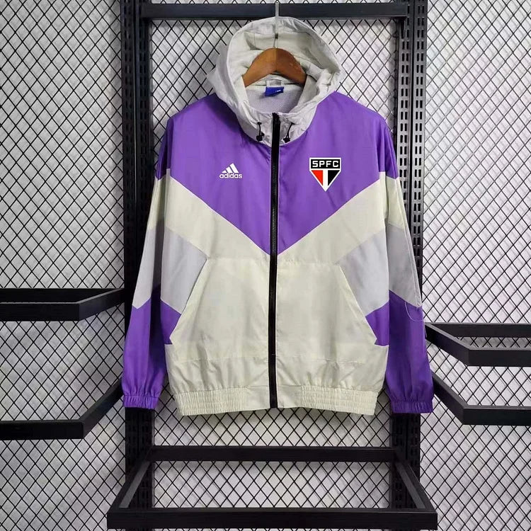 2023 Sao Paulo Windbreaker Purple Soccer Jersey