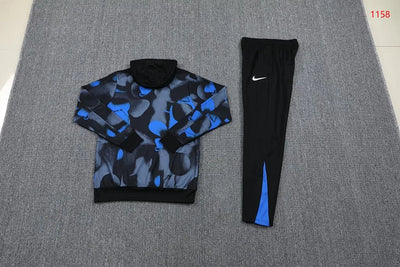 2024/25 Inter Milan Hooded Training Kit.