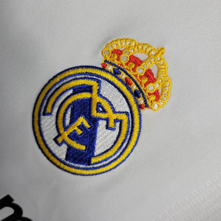 2009/10 Real Madrid Home Long Sleeve Retro Shirt